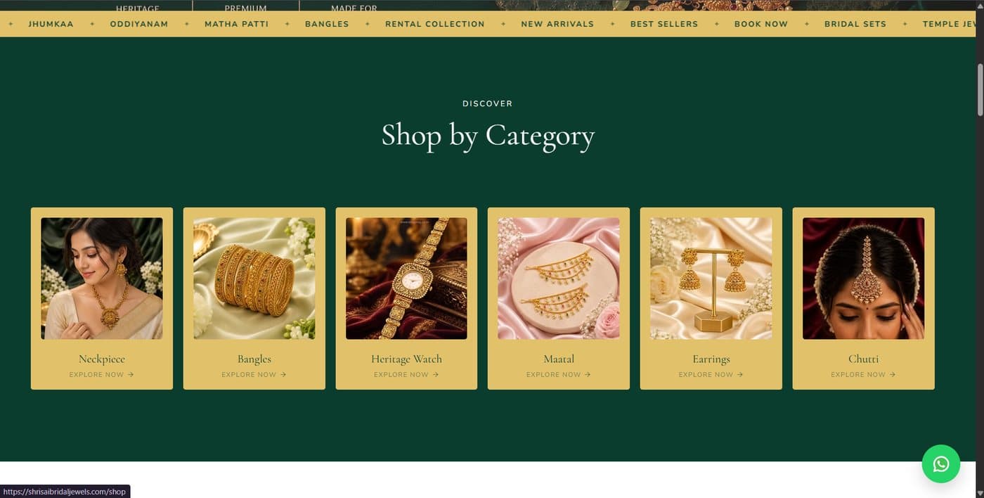 Shri Sai Bridal Jewels: website